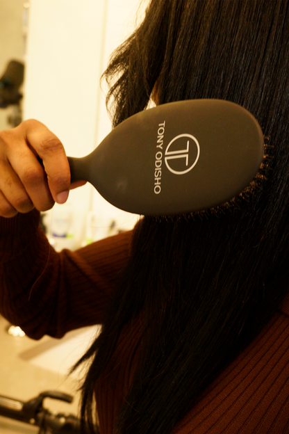 Large Black Paddle Brush